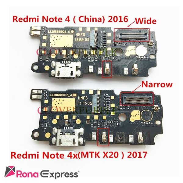 برد شارژ شیائومی Redmi Note 4X