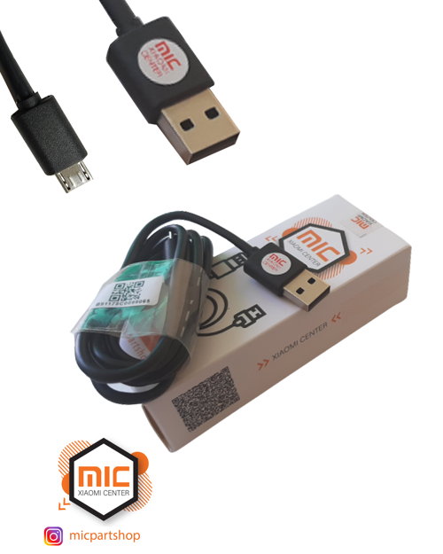 کابل تبدیل USB به Micro USB اورجینال شیائومی